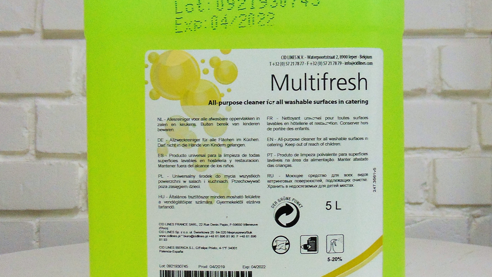 Multifresh 5L - 20.00€ | klussendecat